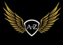 A to Z Coaching Academy logo — golden wings and shield with A to Z